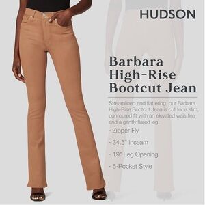 Hudson Barbara Bootcut High rise Jean